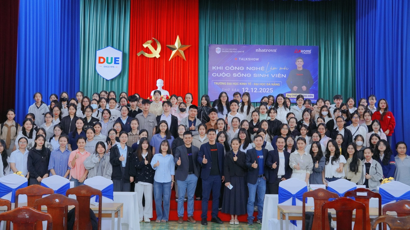 Talkshow công nghệ tại DUE mở ra nhiều góc nhìn mới cho sinh viên cùng Nhatrovn - Anhome
