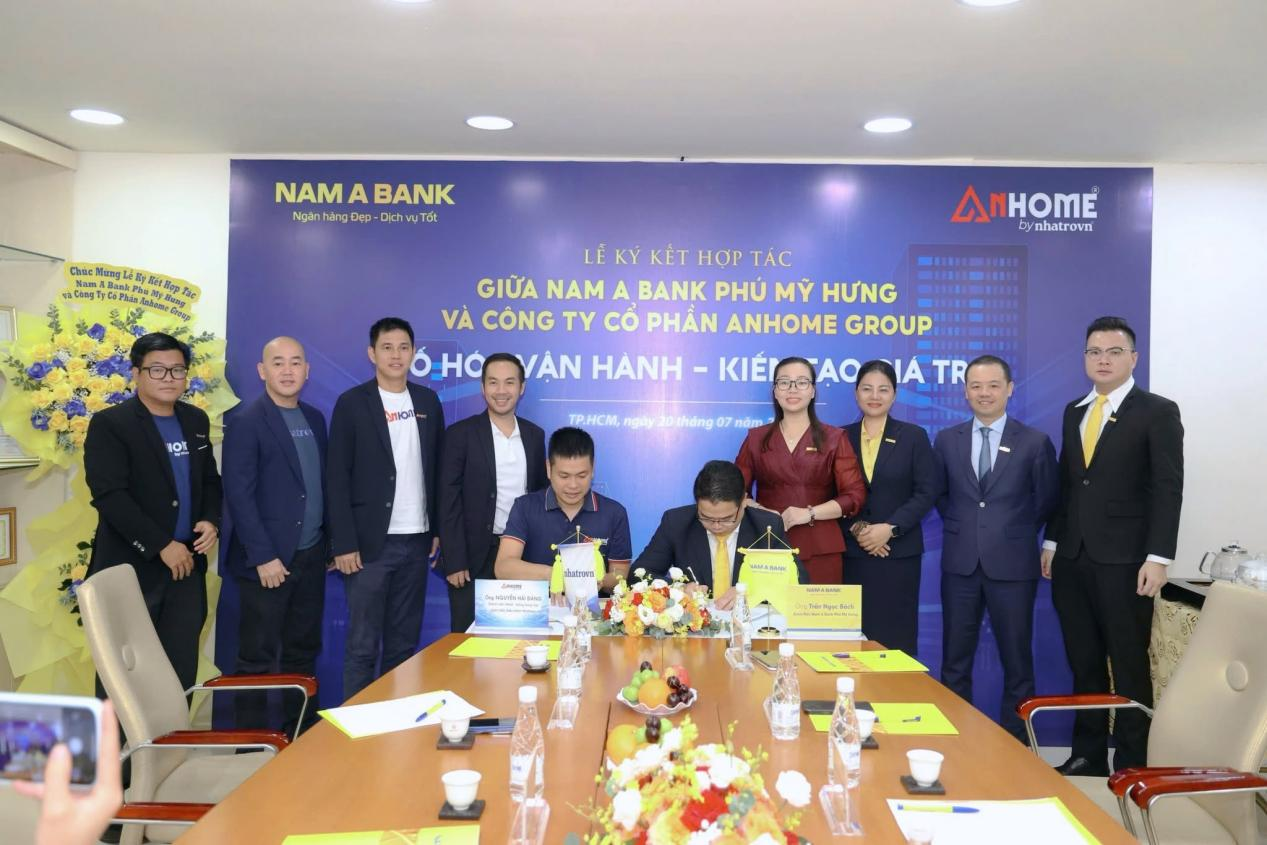 Nhatrovn - Anhome và Nam A Bank ký kết hợp tác chiến lược: Kết nối công nghệ, mở rộng hệ sinh thái số