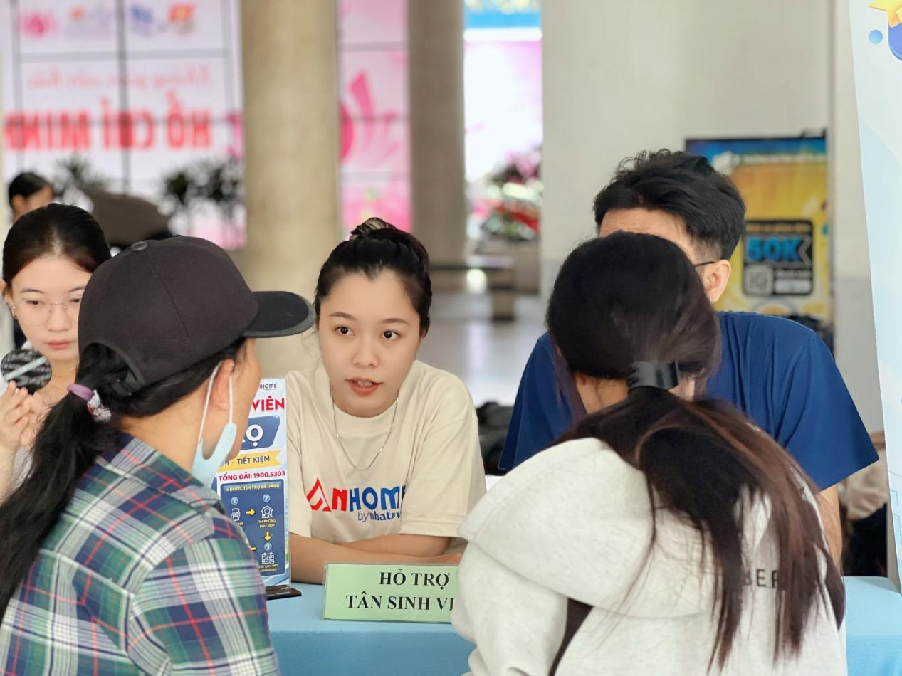 Hoạt động tư vấn phòng trọ theo nhu cầu thực tế của sinh viên.