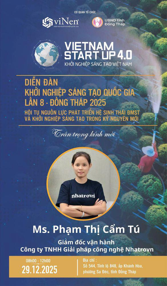 Nhatrovn tại Diễn đàn Khởi nghiệp