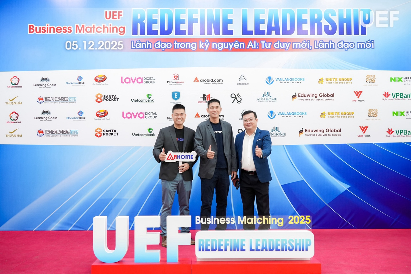 Nhatrovn – Anhome tại UEF Business Matching 2025: Góc nhìn công nghệ và cơ hội nghề nghiệp trong kỷ nguyên AI