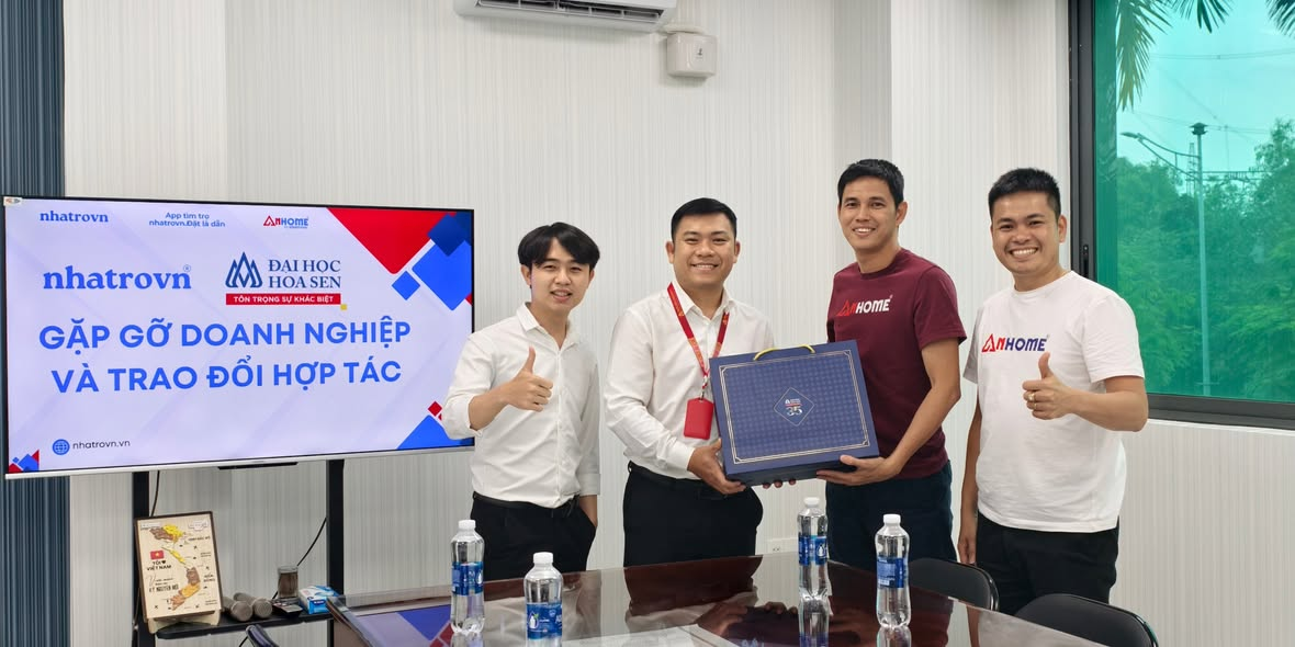 Nhatrovn – Anhome và Đại học Hoa Sen thảo luận hợp tác 2026, tiếp nối hành trình 5 năm kết nối sinh viên