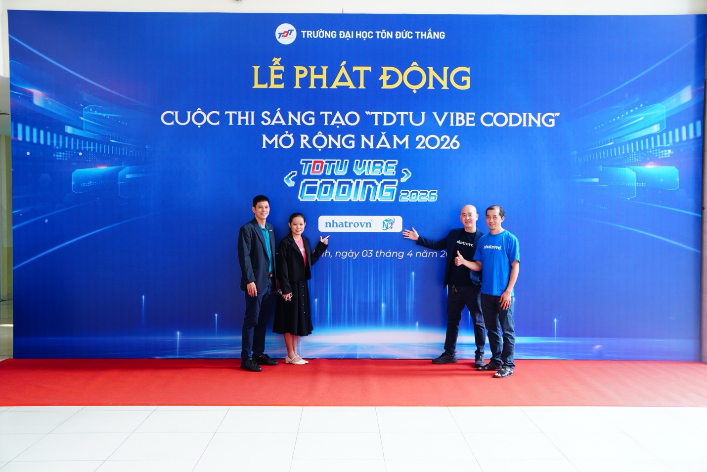 Nhatrovn tham gia với vai trò mentor tại TDTU Vibe Coding 2026