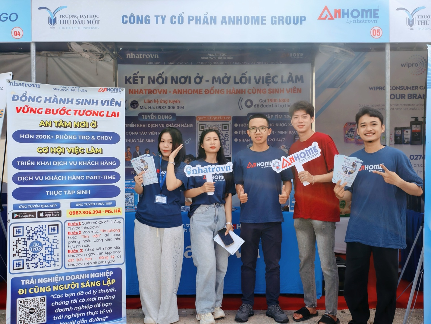 Nhatrovn – Anhome tại Job Fair TDMU 2026: Kết nối cơ hội việc làm và giải pháp cho sinh viên