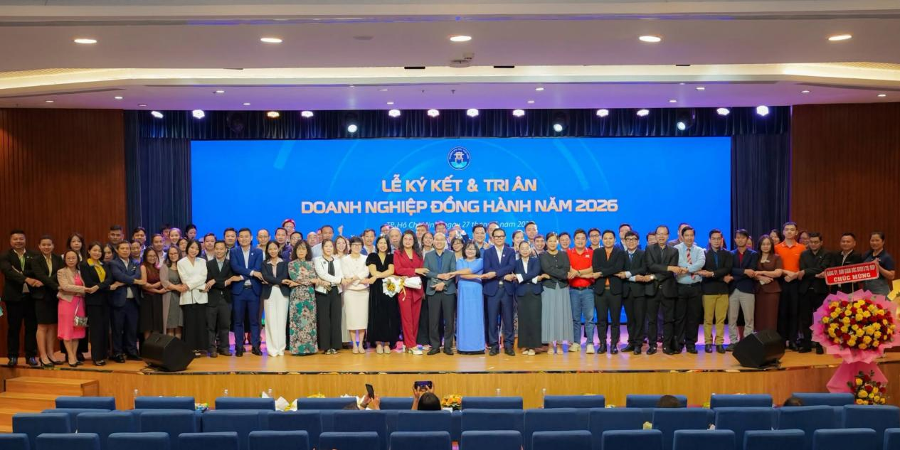 Nhatrovn – Anhome đồng hành cùng Lễ Ký kết & Tri ân Doanh nghiệp 2026 tại Trường Đại học Văn Hiến