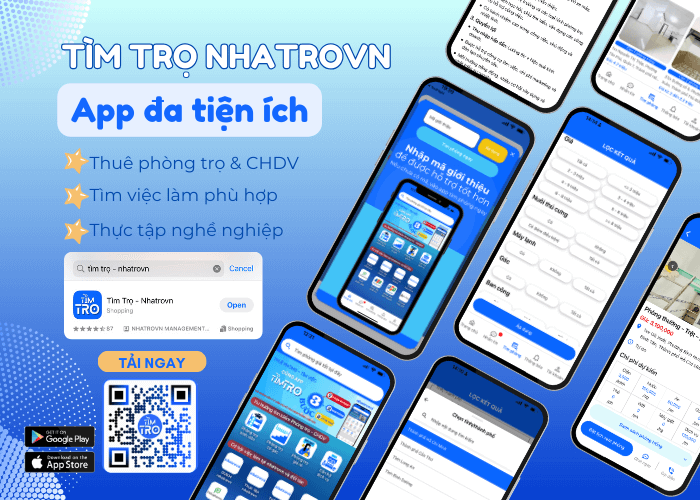 App Tìm trọ Nhatrovn