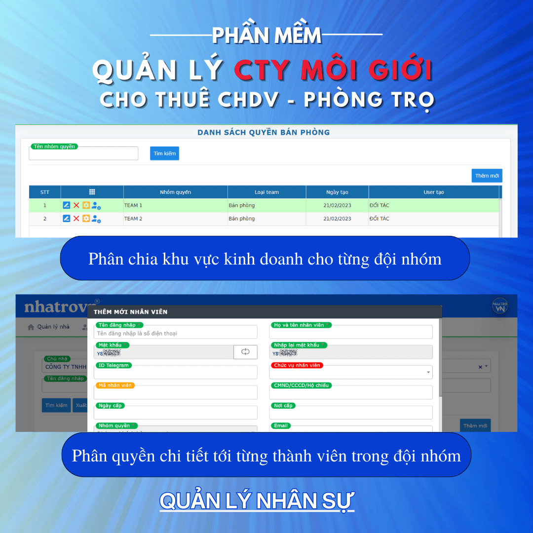 Phần mềm quản lý môi giới 3
